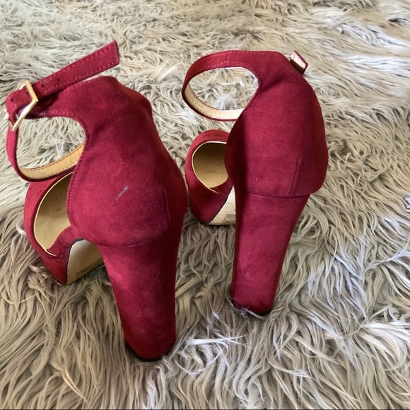FOREVER 21 burgundy heels - Picture 2 of 3